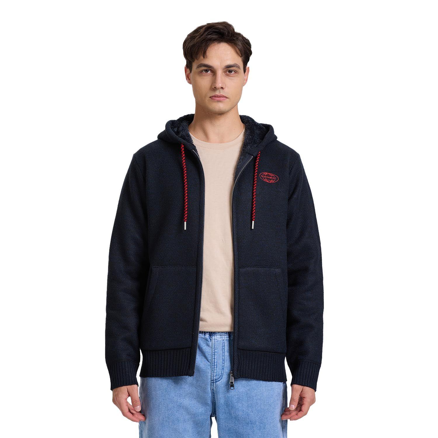 Polerón Hombre Full Zipper Azul-0