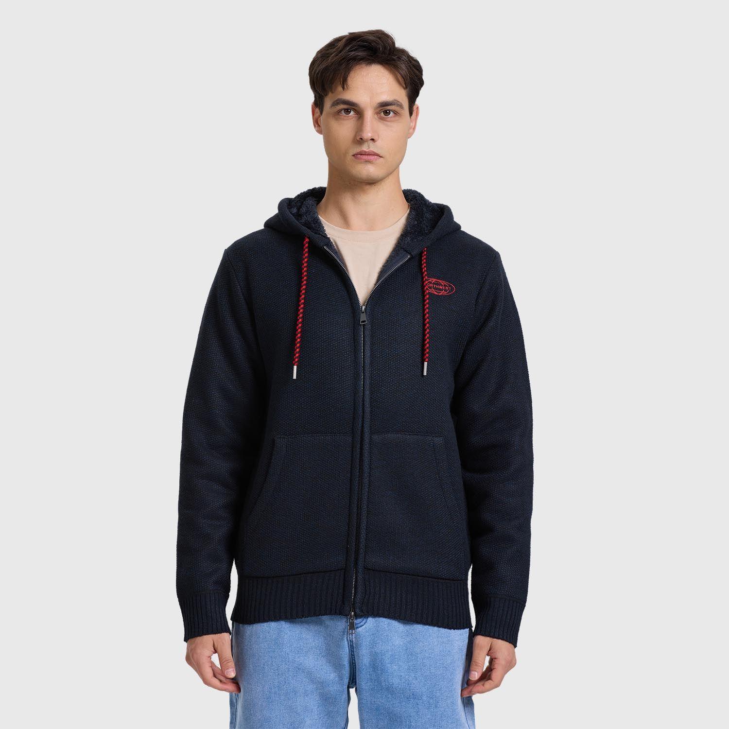 Polerón Hombre Full Zipper Azul-1