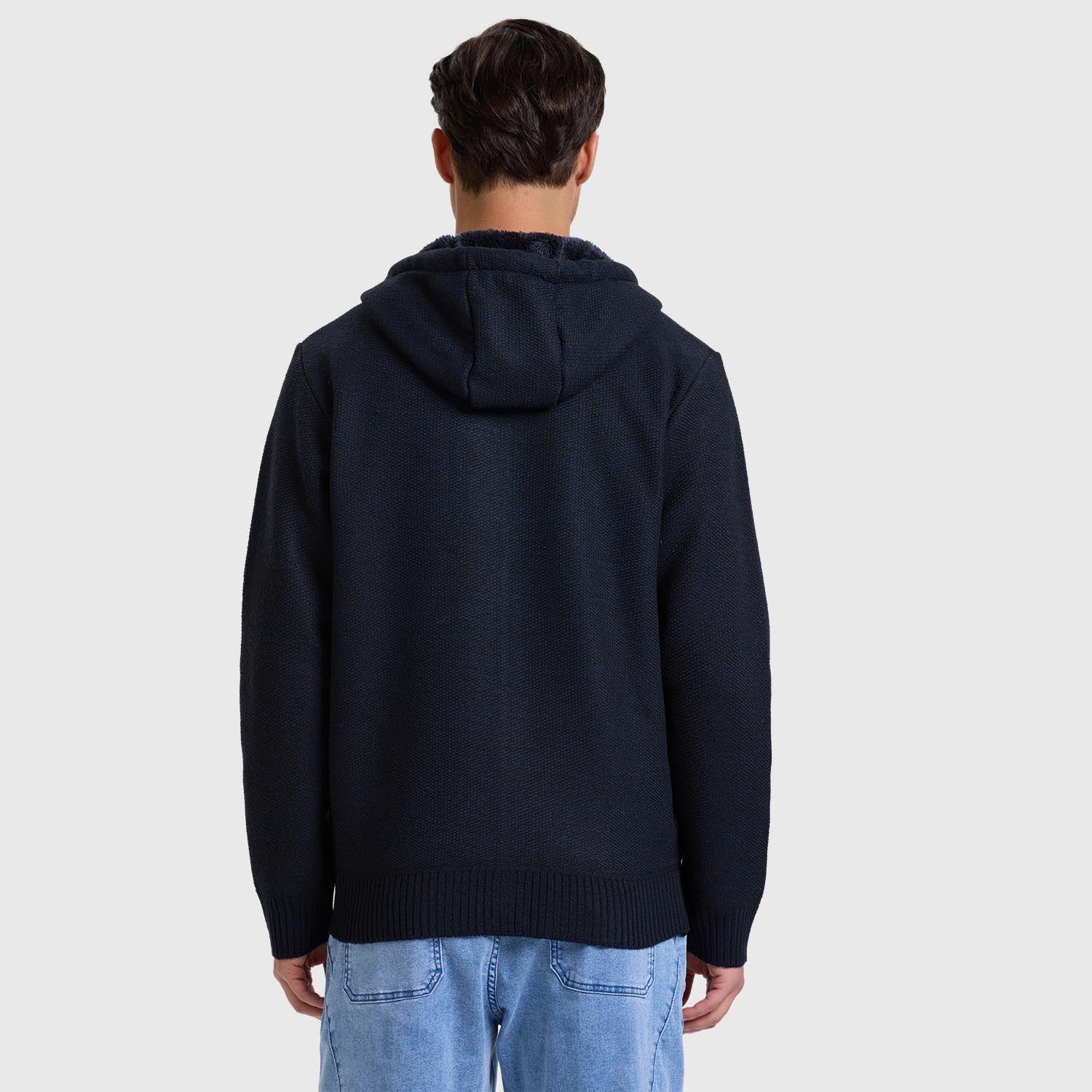 Polerón Hombre Full Zipper Azul-2
