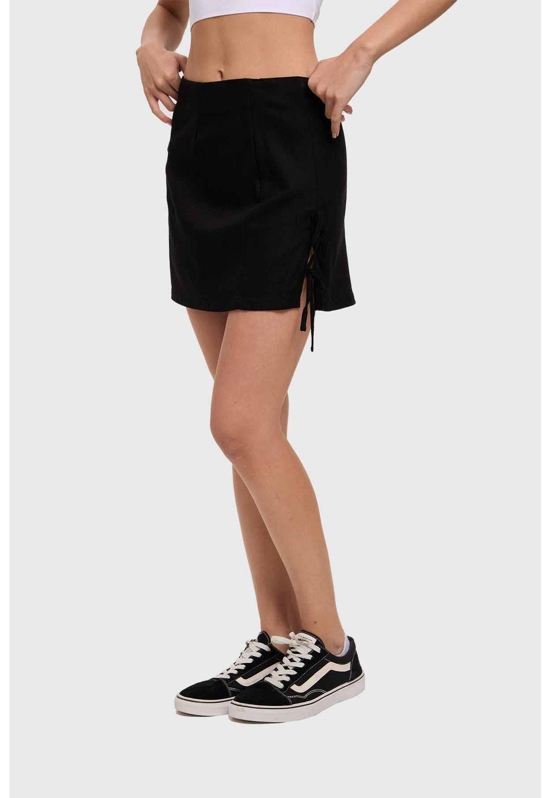 Falda Mujer Lazo Negro-1