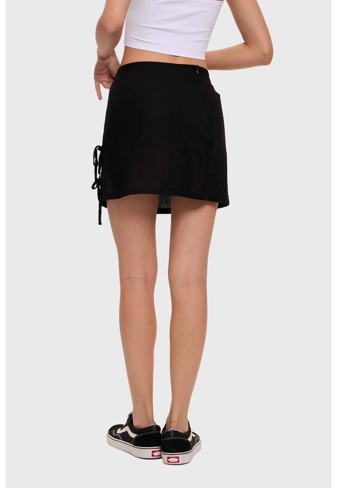 Falda Mujer Lazo Negro-2