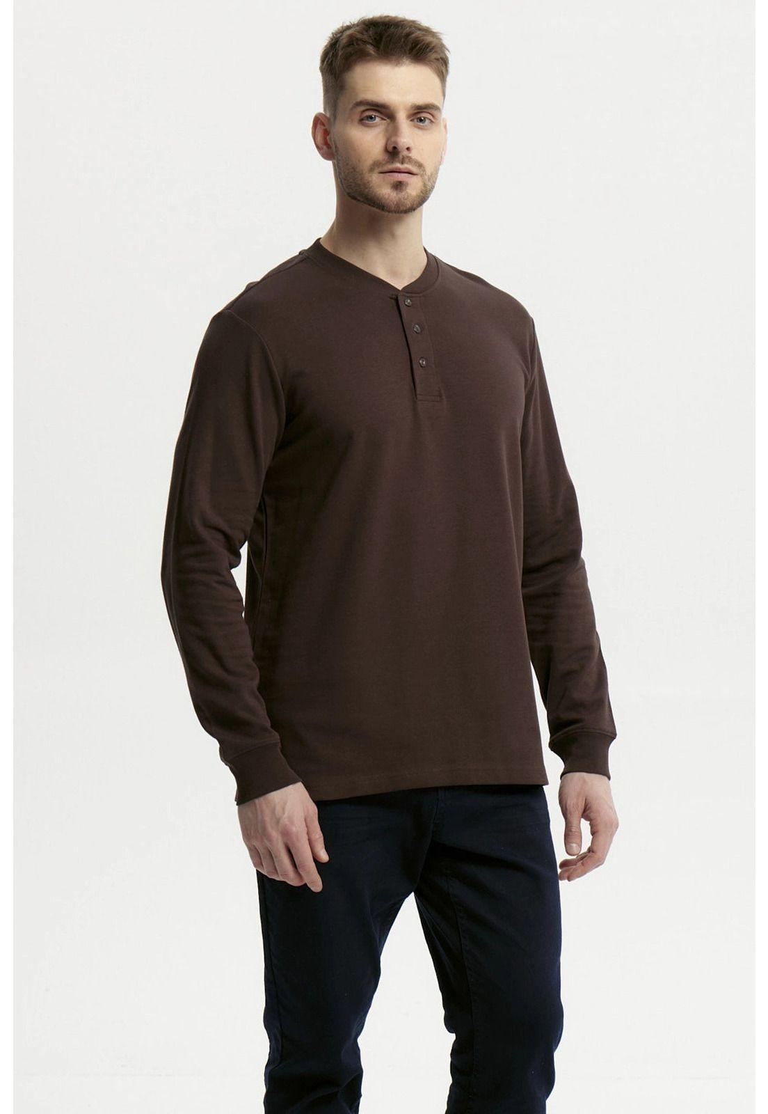 Polera Hombre Slim Chocolate - Vlll-1