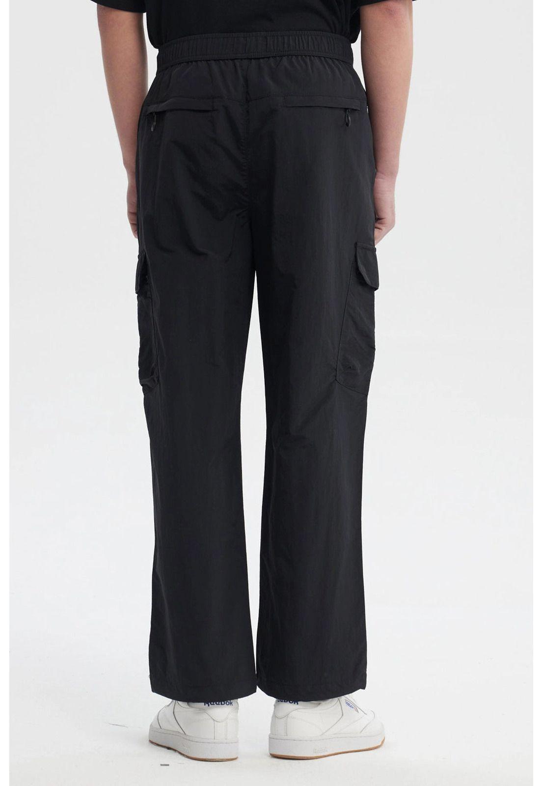 Pantalón Hombre Juvenil Calce Recto Negro-2