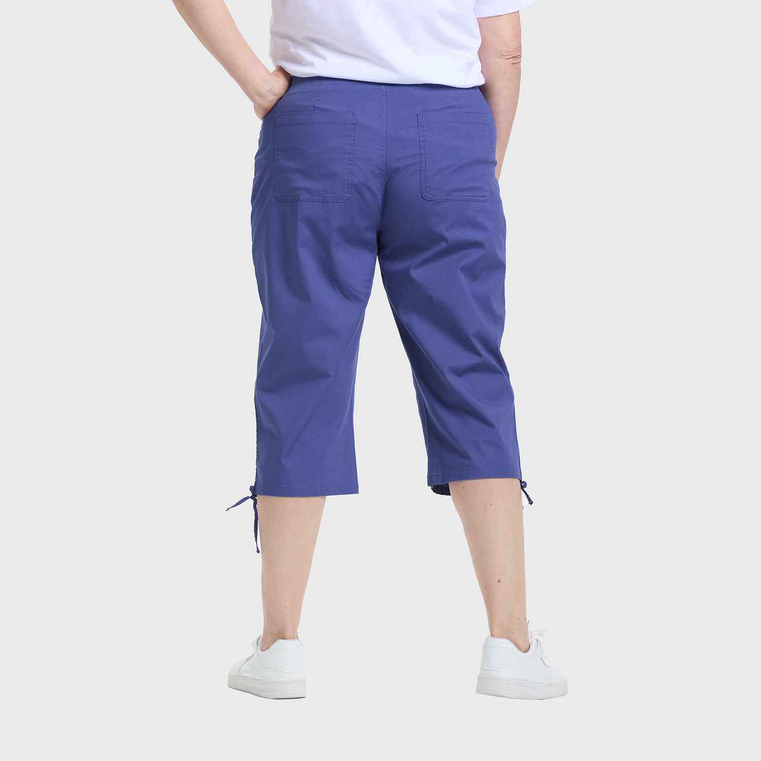 Pantalón Mujer Con Cortes Y Apertura Azul Fsp Fashion's Park-2