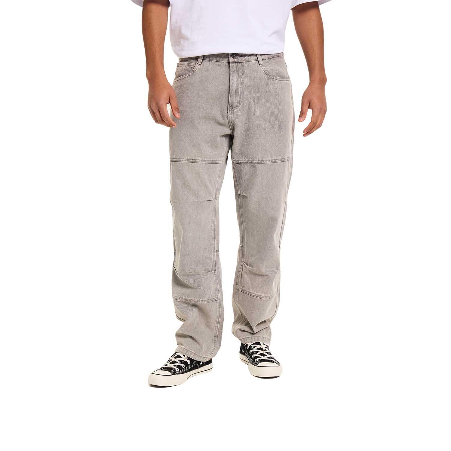 Jeans Hombre Baggy Retro Gris Claro Fashion's Park-0