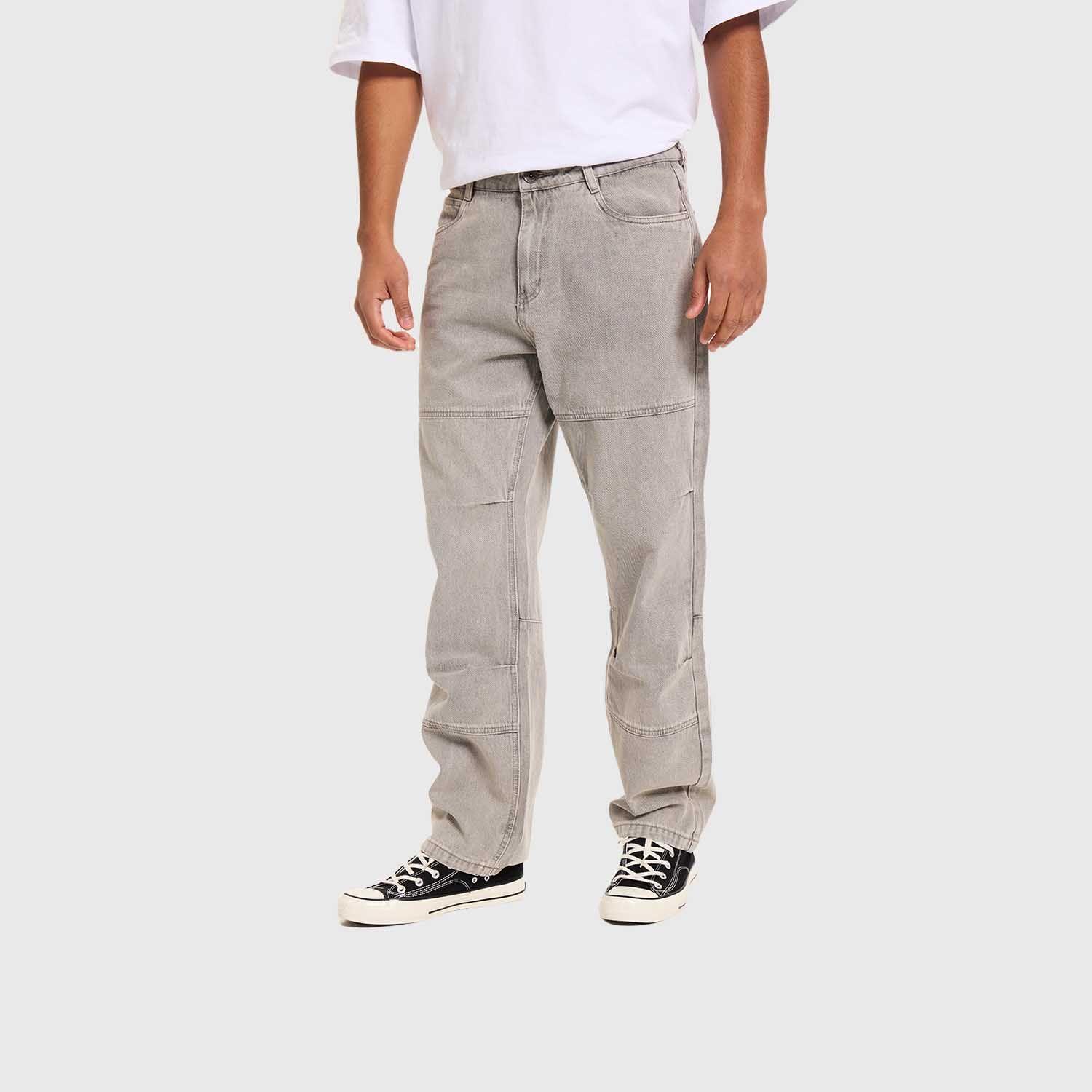 Jeans Hombre Baggy Retro Gris Claro Fashion's Park-1