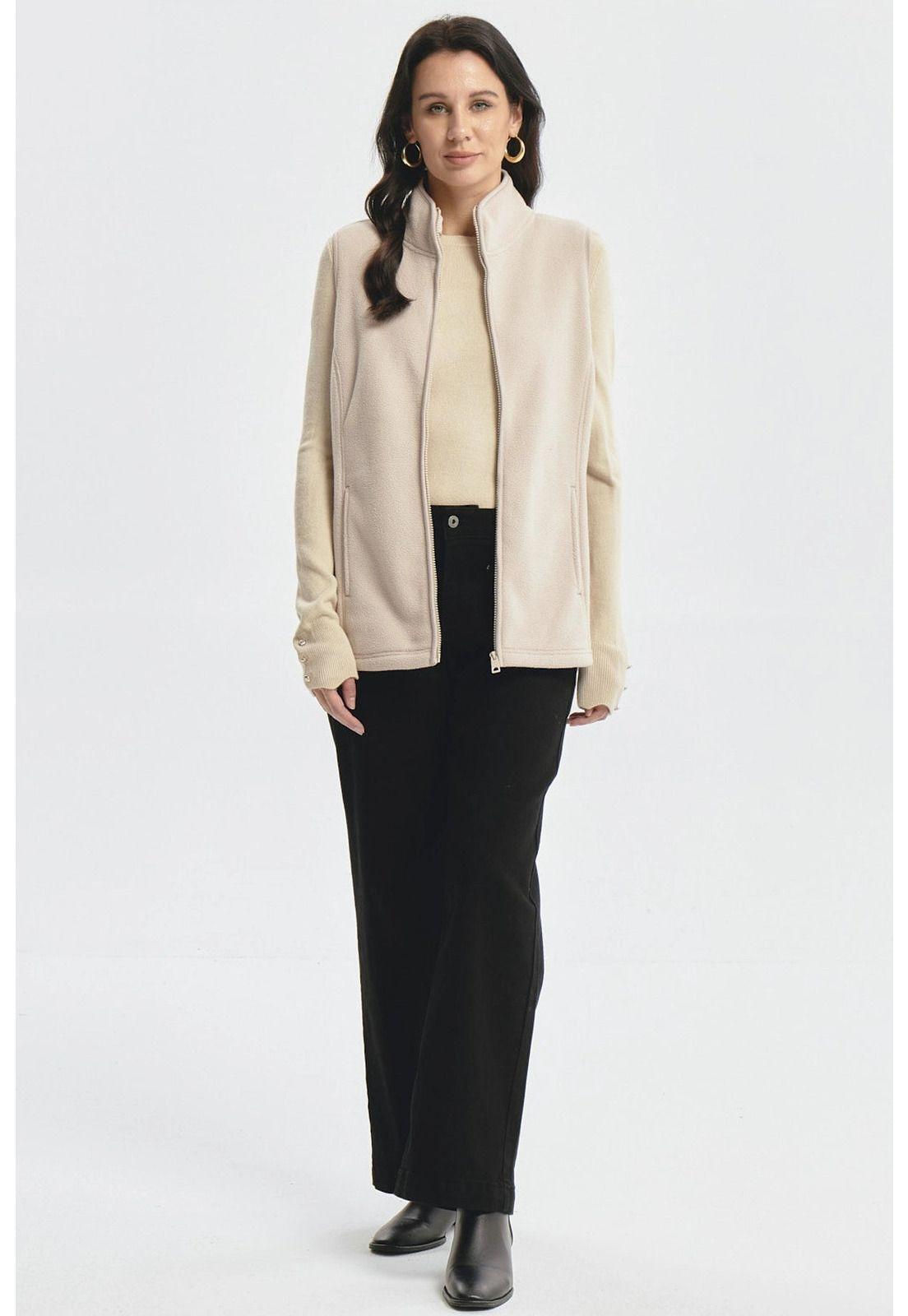Polar Mujer Básico Beige - lll-3