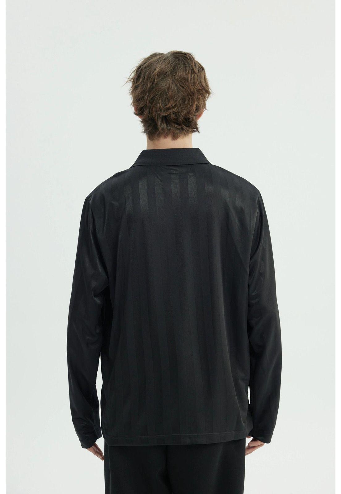 Polera Hombre Oversize Negro - lV-2