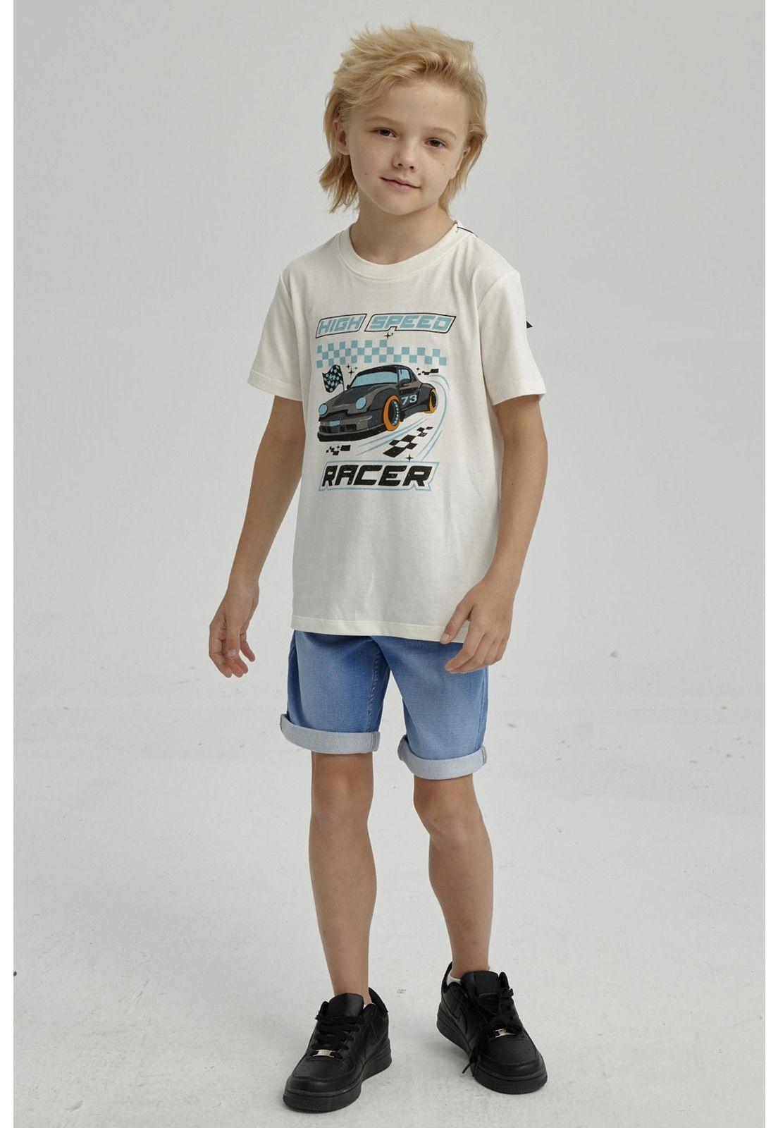 Bermuda Niño Básico Denim Celeste-3