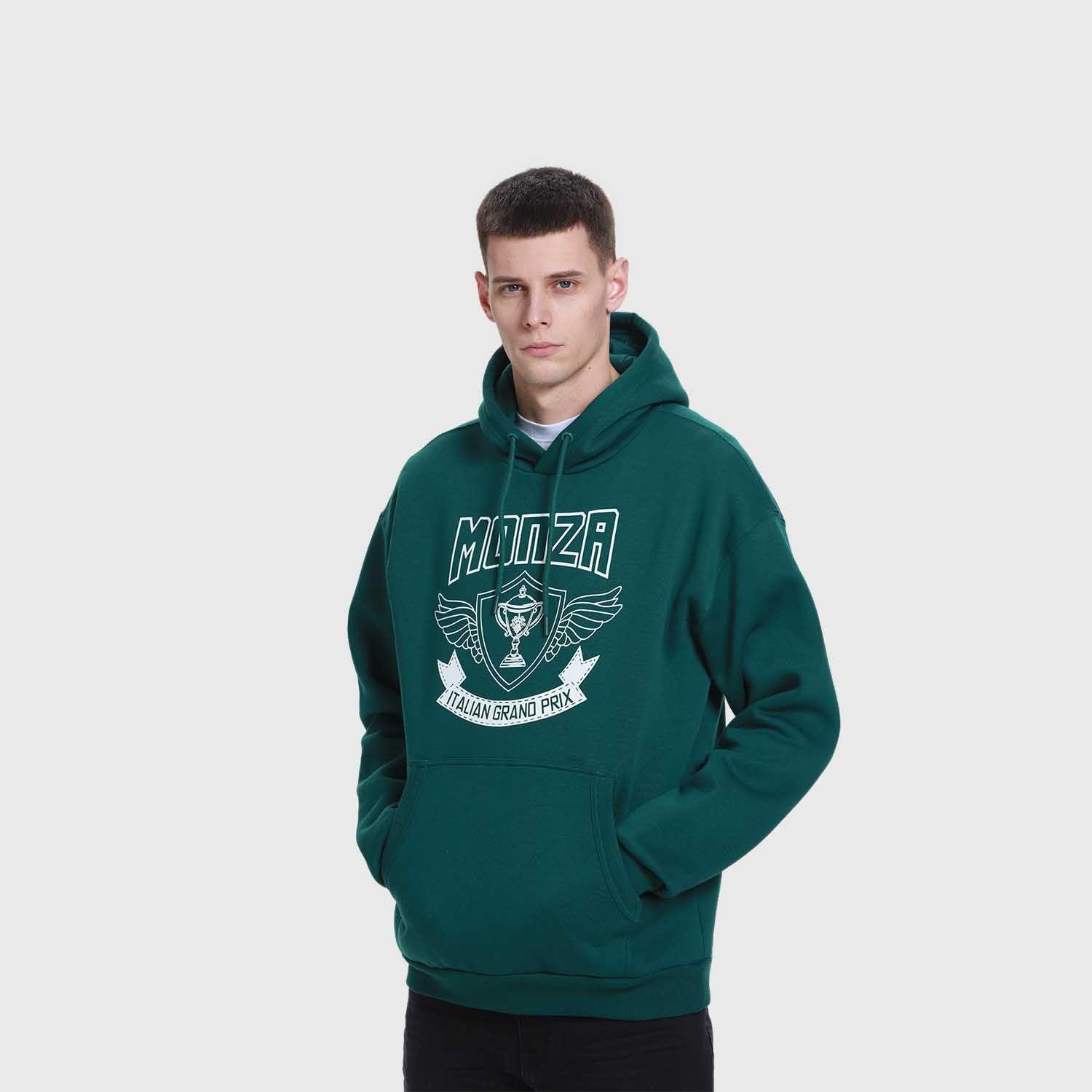 Polerón Hombre Print College Verde Fsp Ii Fashion's Park-1