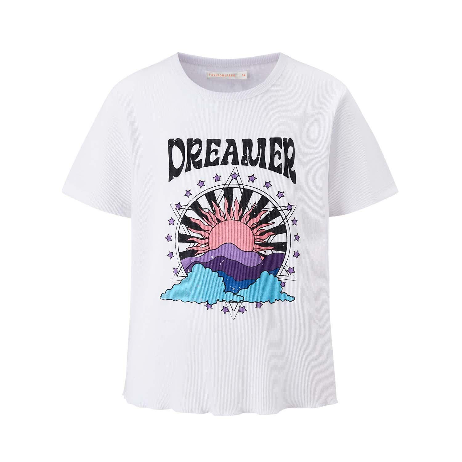 Polera Niña Rib Crop Crudo Fashion's Park-0
