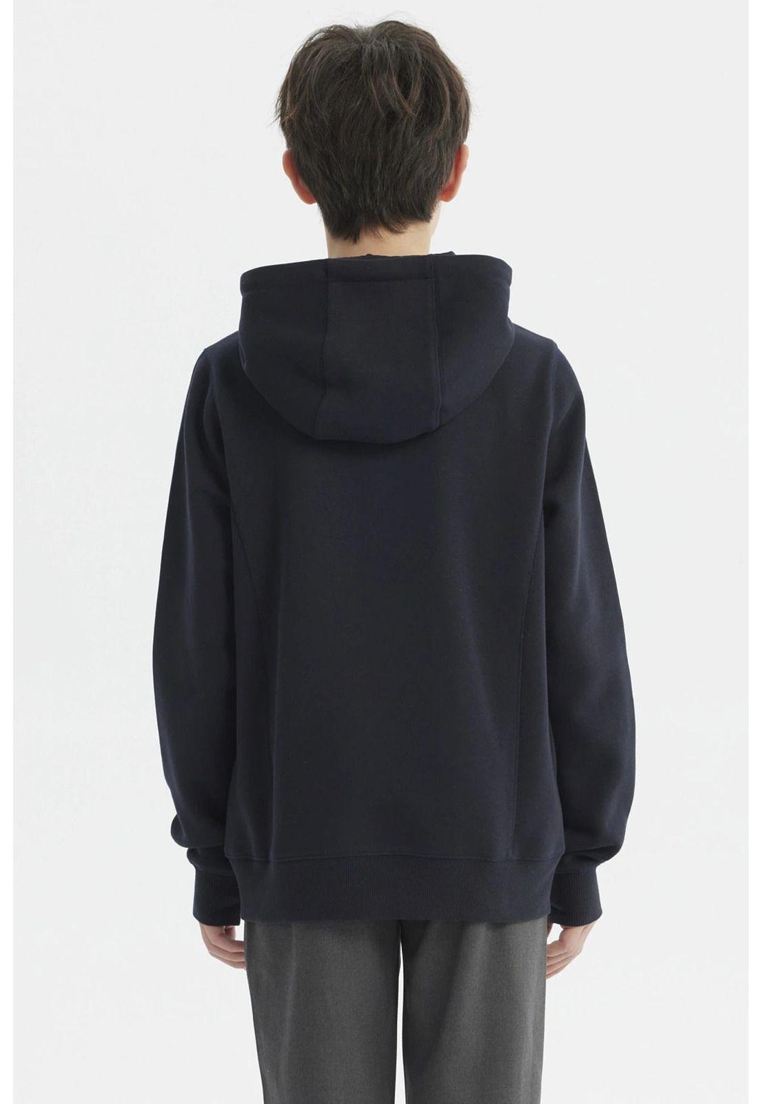 Polerón Niño Full Zipper Azul Marino- ll-2