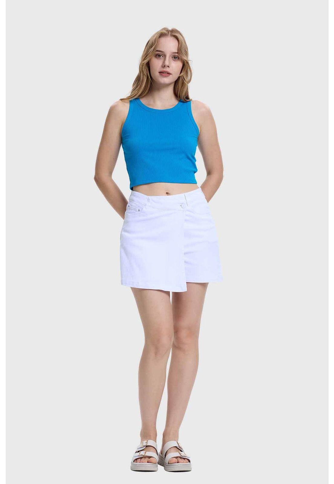 Polera Mujer Sudadera Azul Claro-3