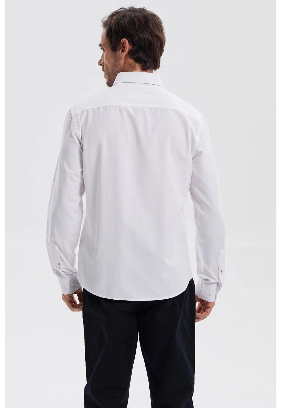 Camisa Hombre Oxford Blanco - lll-2
