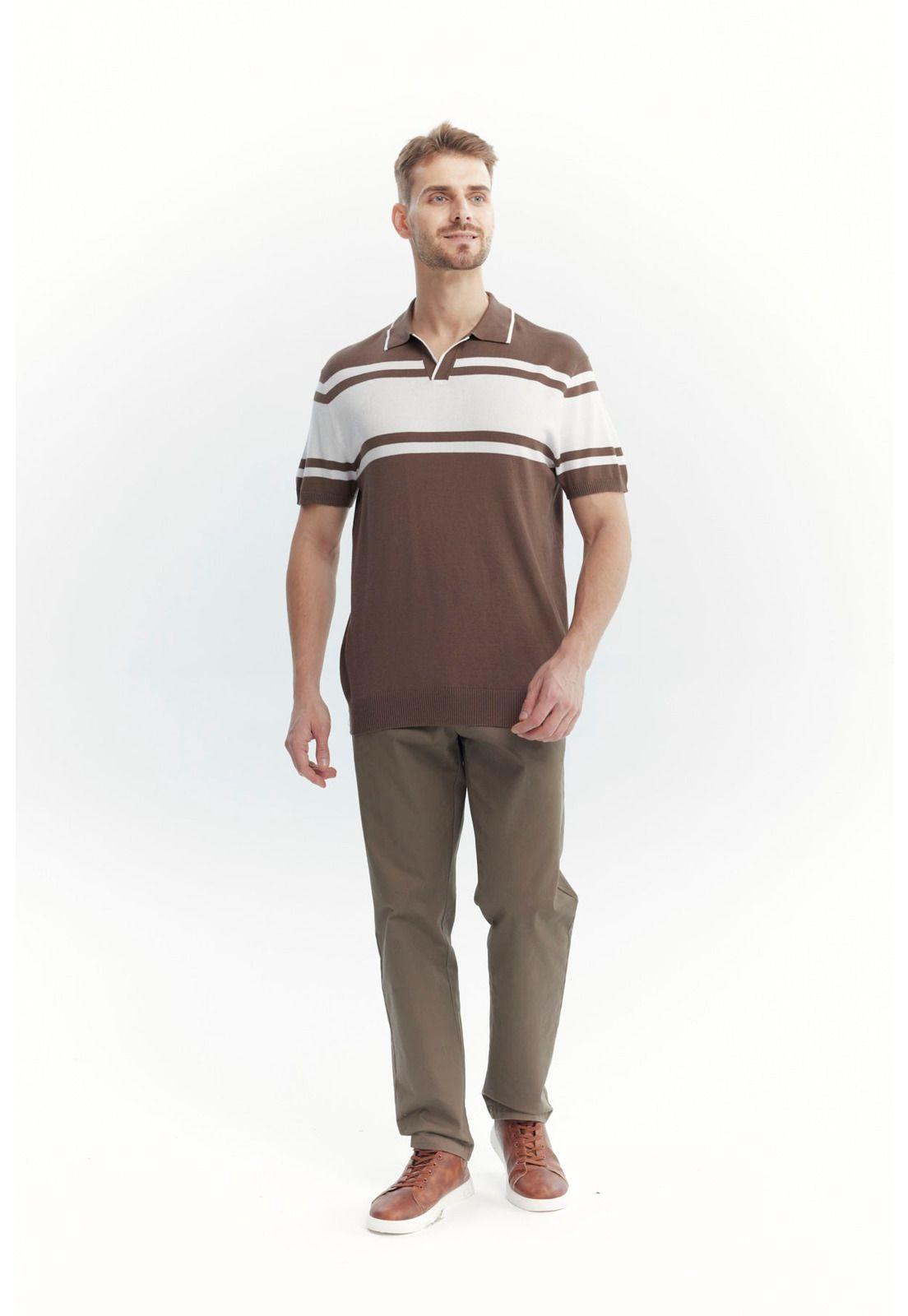 Sweater Hombre Casual Café-3