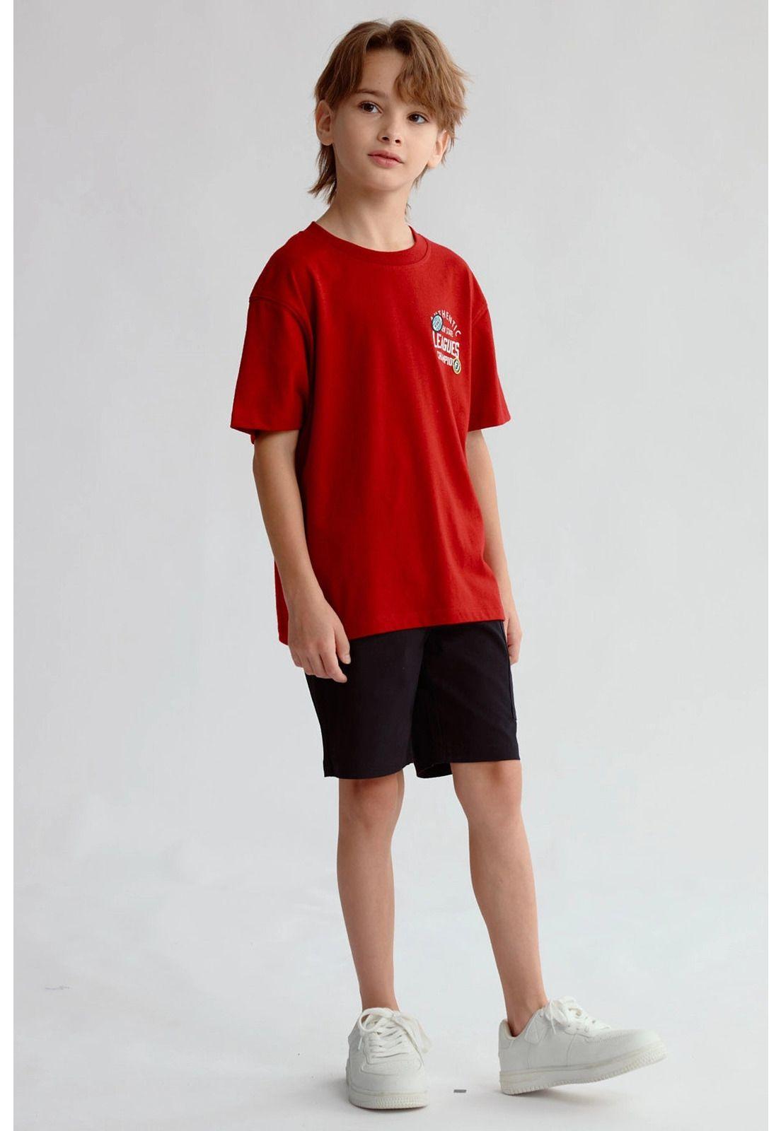 Polera Niño Print Posicional Burdeo-3