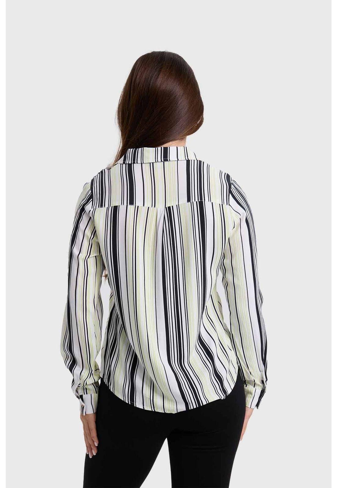 Blusa Mujer Abotonada Crudo - lll-2