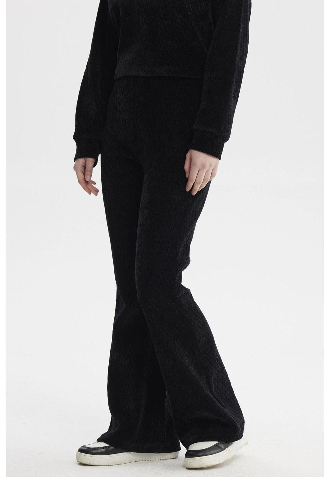 Pantalón Mujer Flare Negro - lll-1