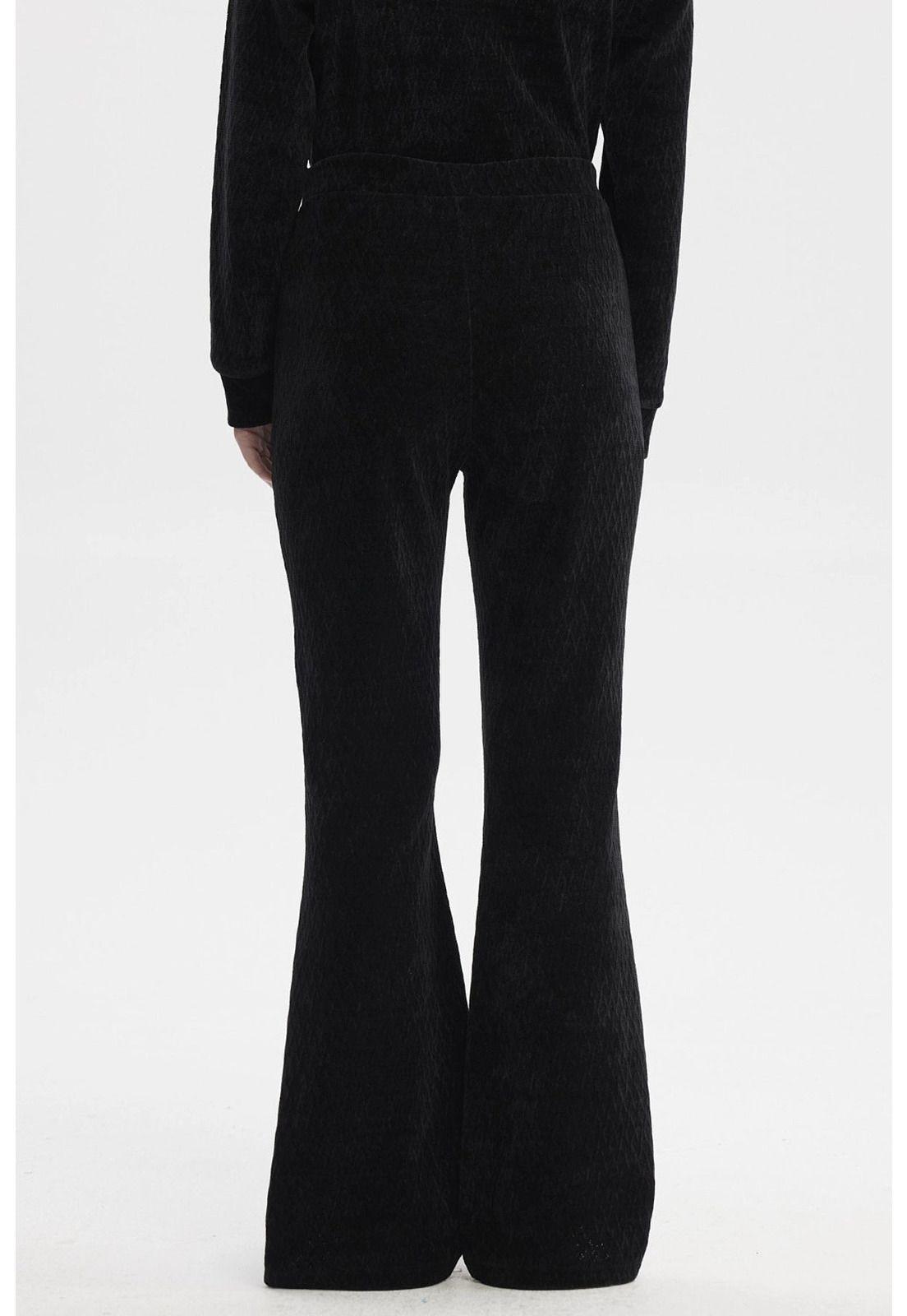 Pantalón Mujer Flare Negro - lll-2