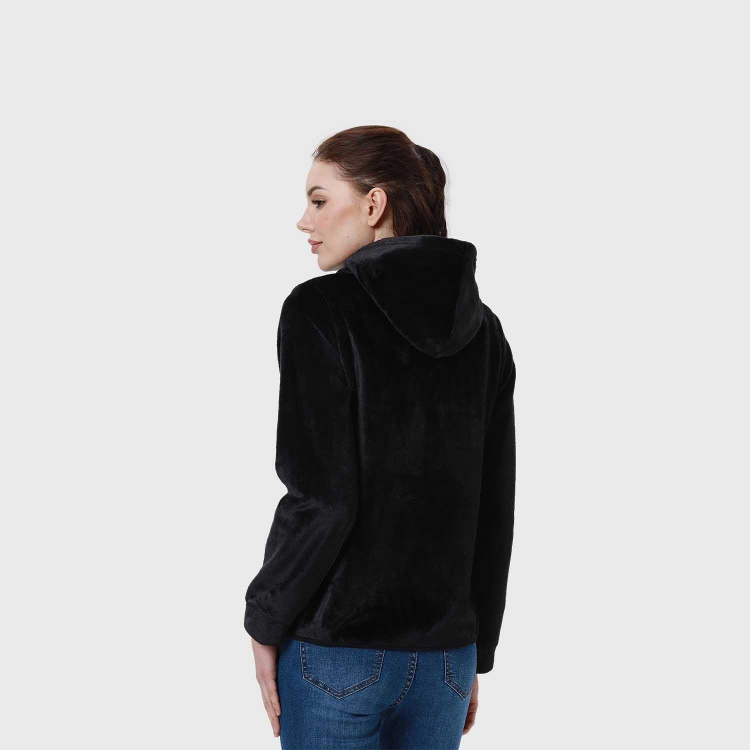 Polar Mujer Básico Full Zipper Negro Fsp Iii-4