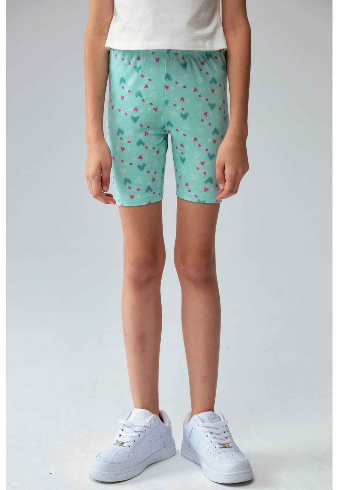 Calza Niña Biker Toddler Turquesa-0