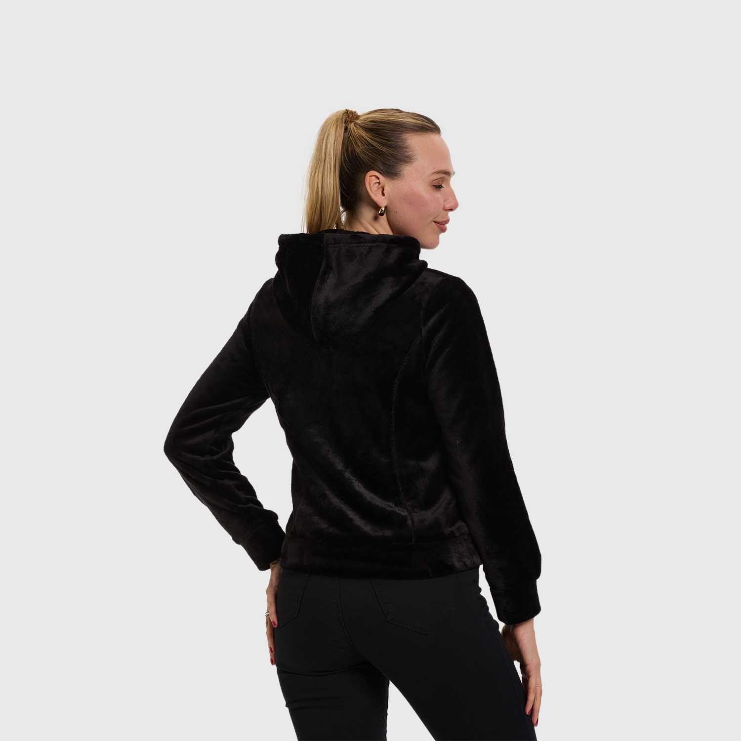 Polar Mujer Full Zipper Entallado Negro Fashion's Park-2