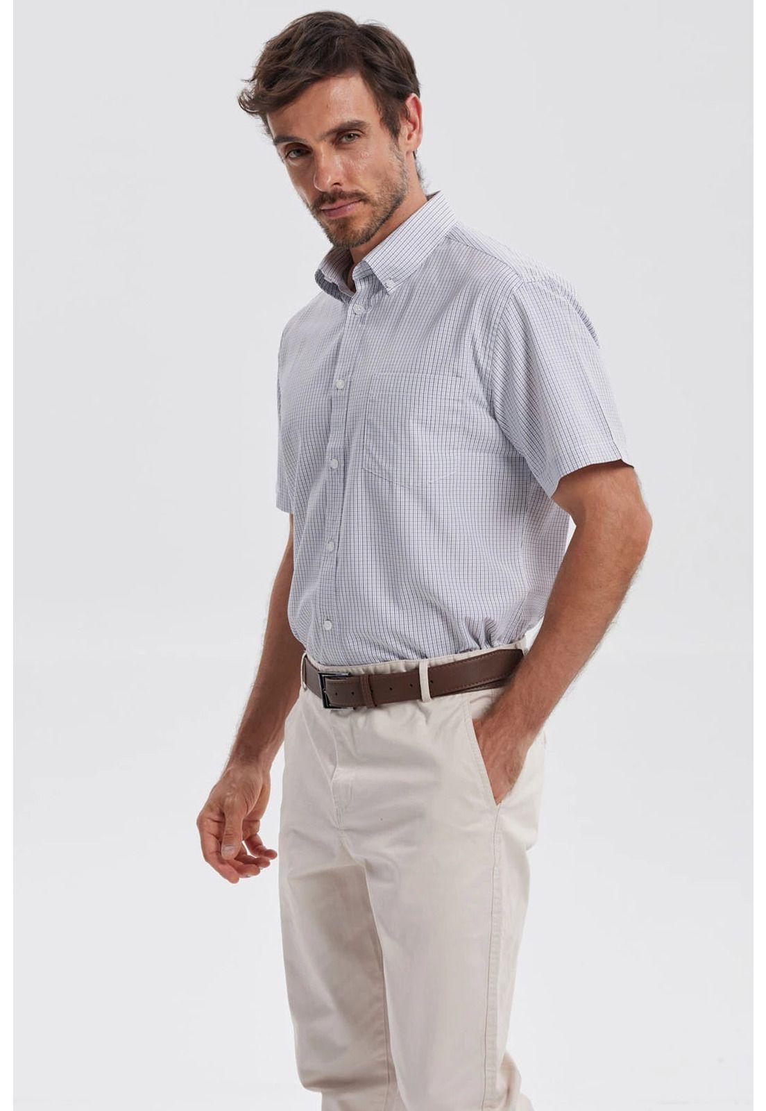 Camisa Hombre Rapport Regalo Gris-1
