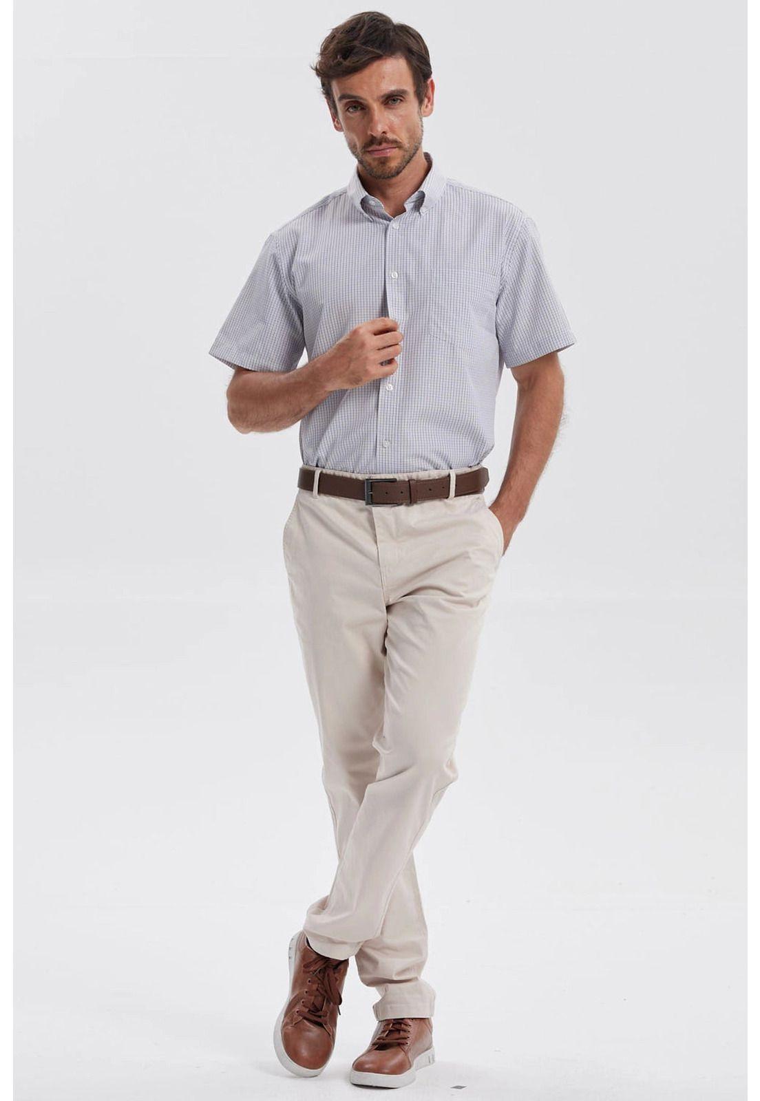 Camisa Hombre Rapport Regalo Gris-3