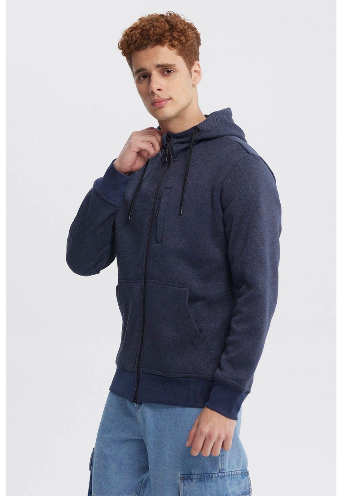Polar Hombre Hoodie Azul-1