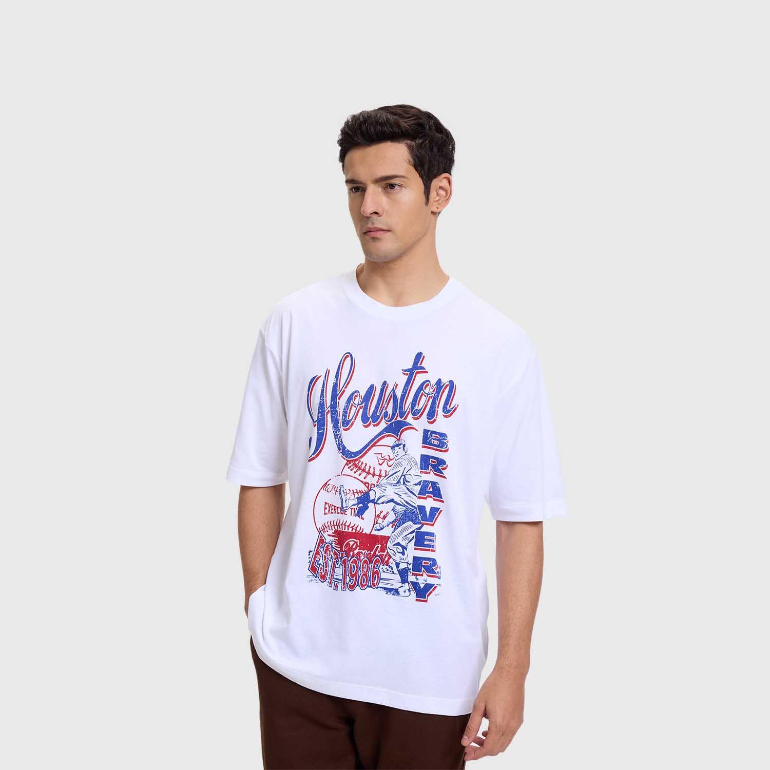 Polera Hombre Print Blanco III  Fashion's Park-1