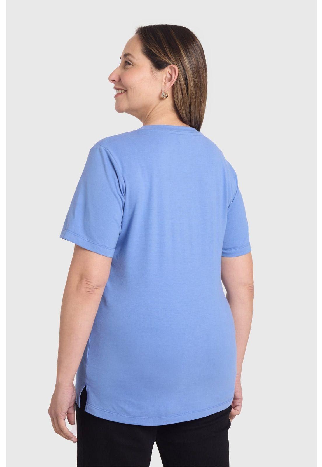 Polera Mujer Celeste-2