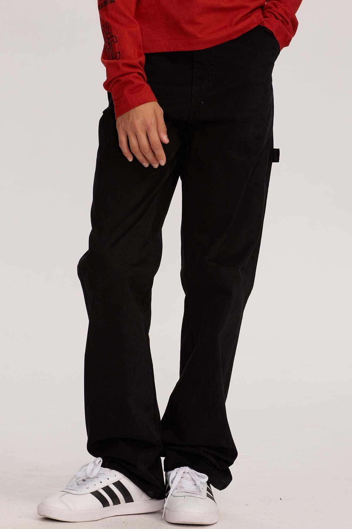 Pantalón Niño Recto Carpintero Negro-0