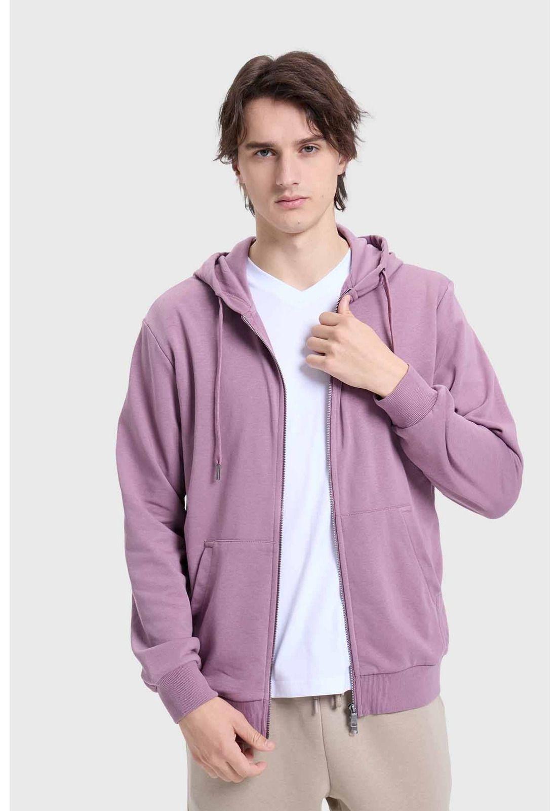 Polerón Hombre Básico Rider Malva-0