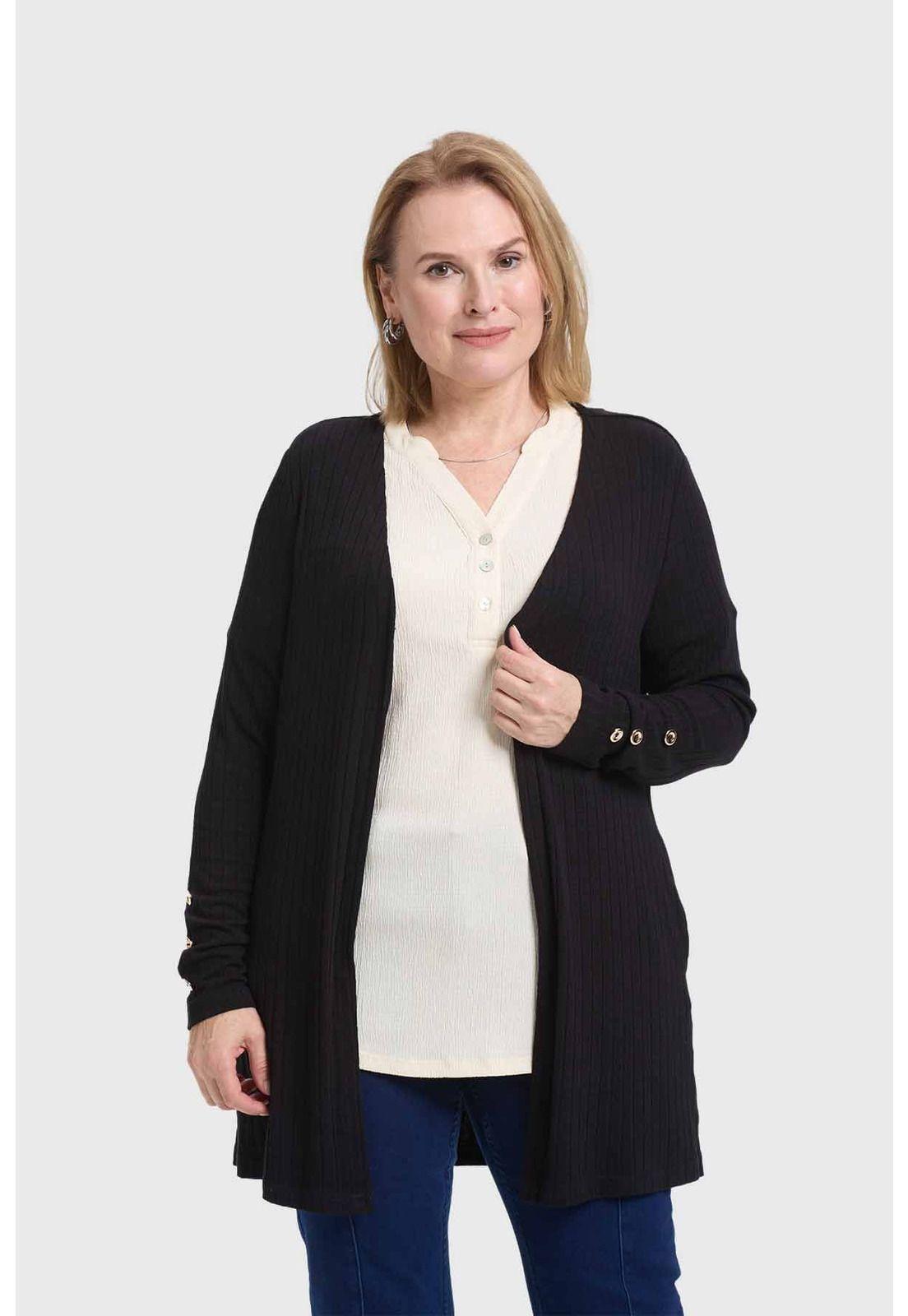 Sweater Mujer Tapado Negro - lll-1