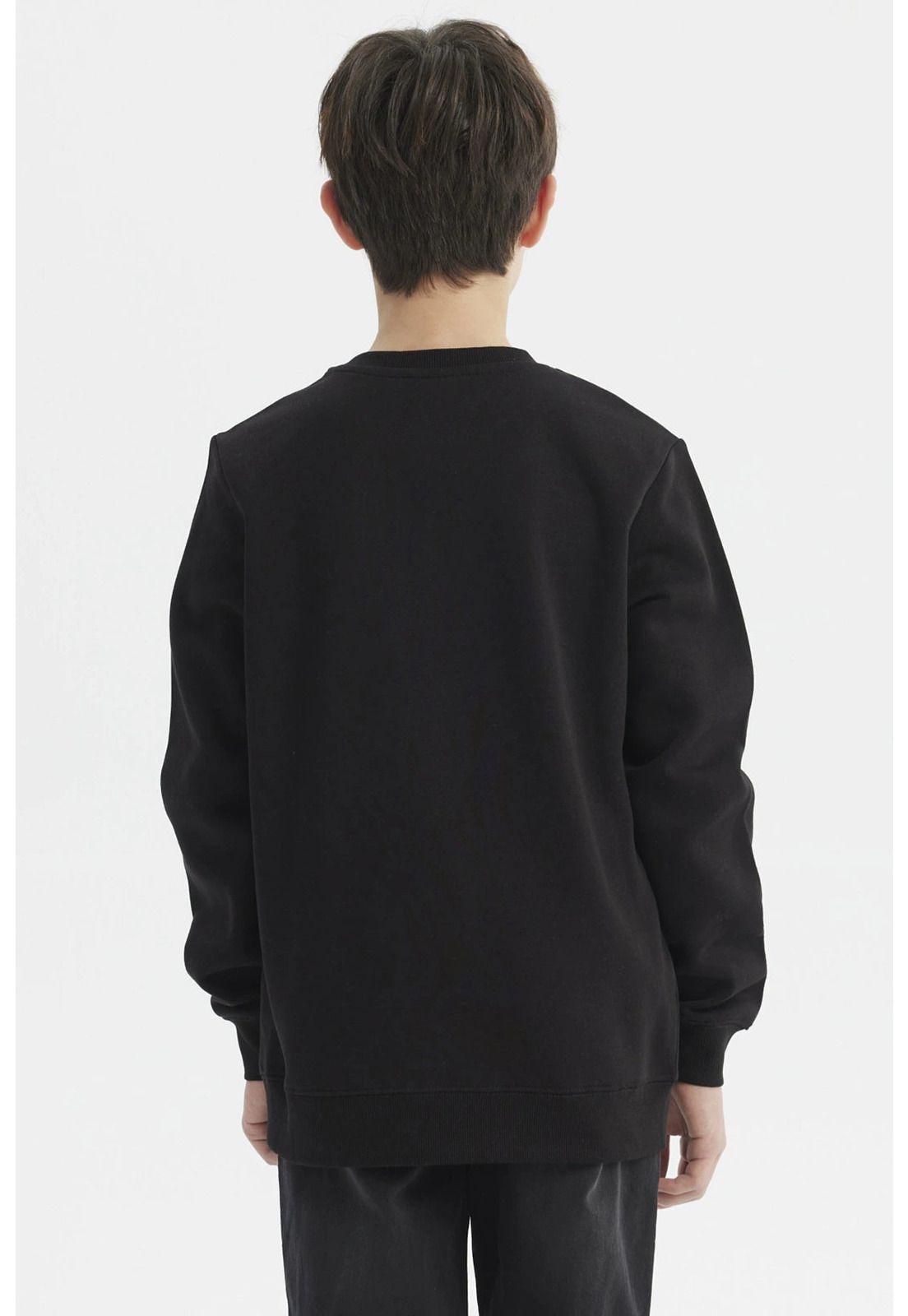 Polerón Niño Básico Teen Negro-2