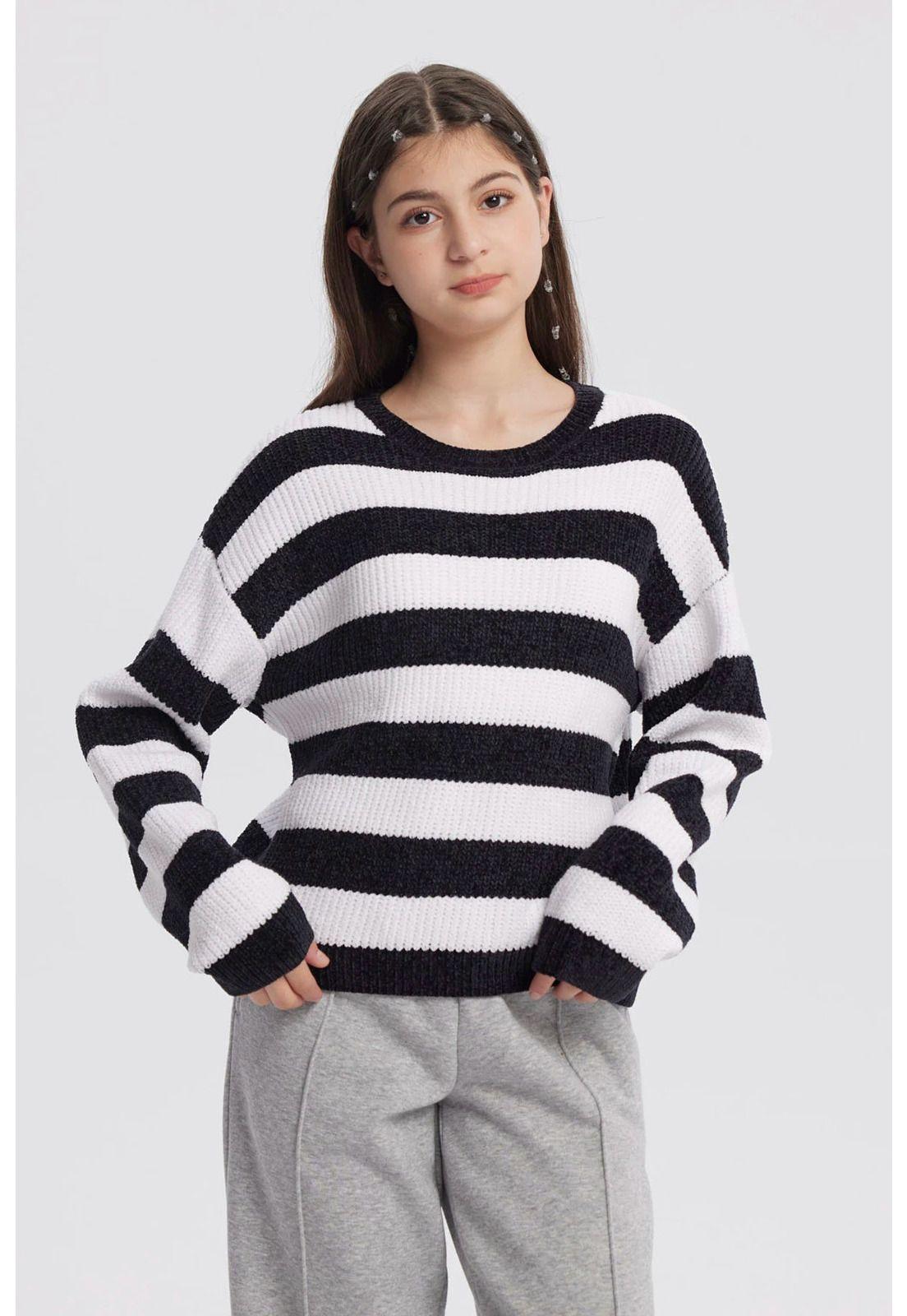 Sweater Niña Slim Negro-0