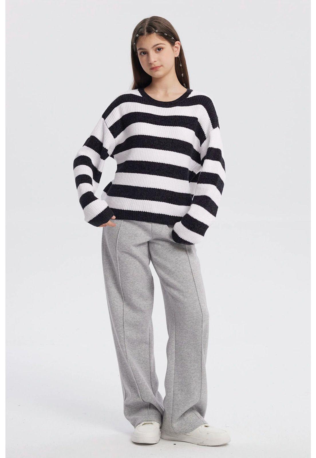 Sweater Niña Slim Negro-3