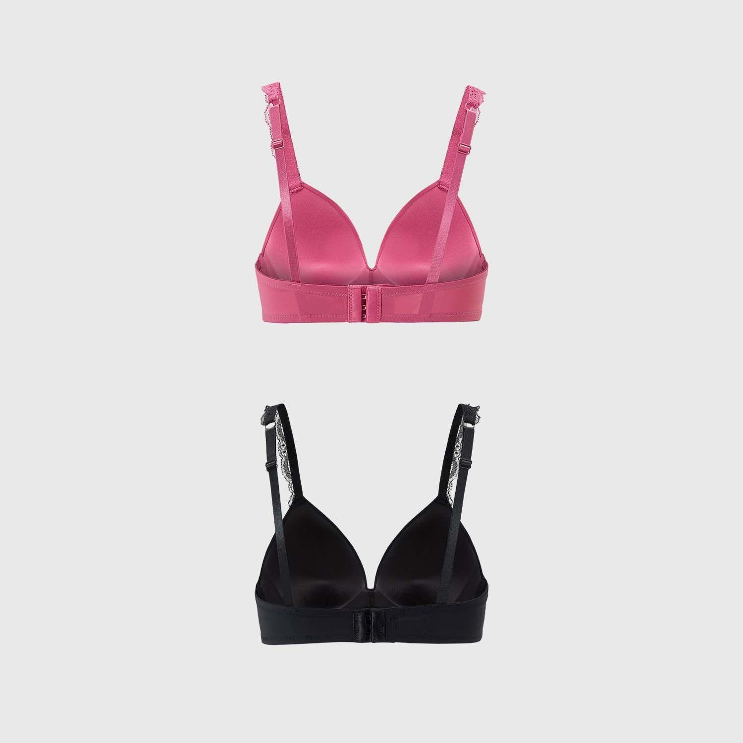 Sostén Mujer Bipack Sin Arcos Strap Malva Fashion's Park-1