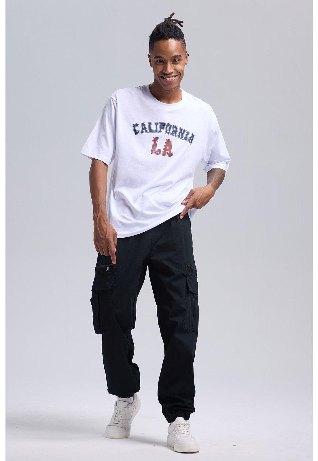 Pantalón Hombre Cargo Jogger Negro-3