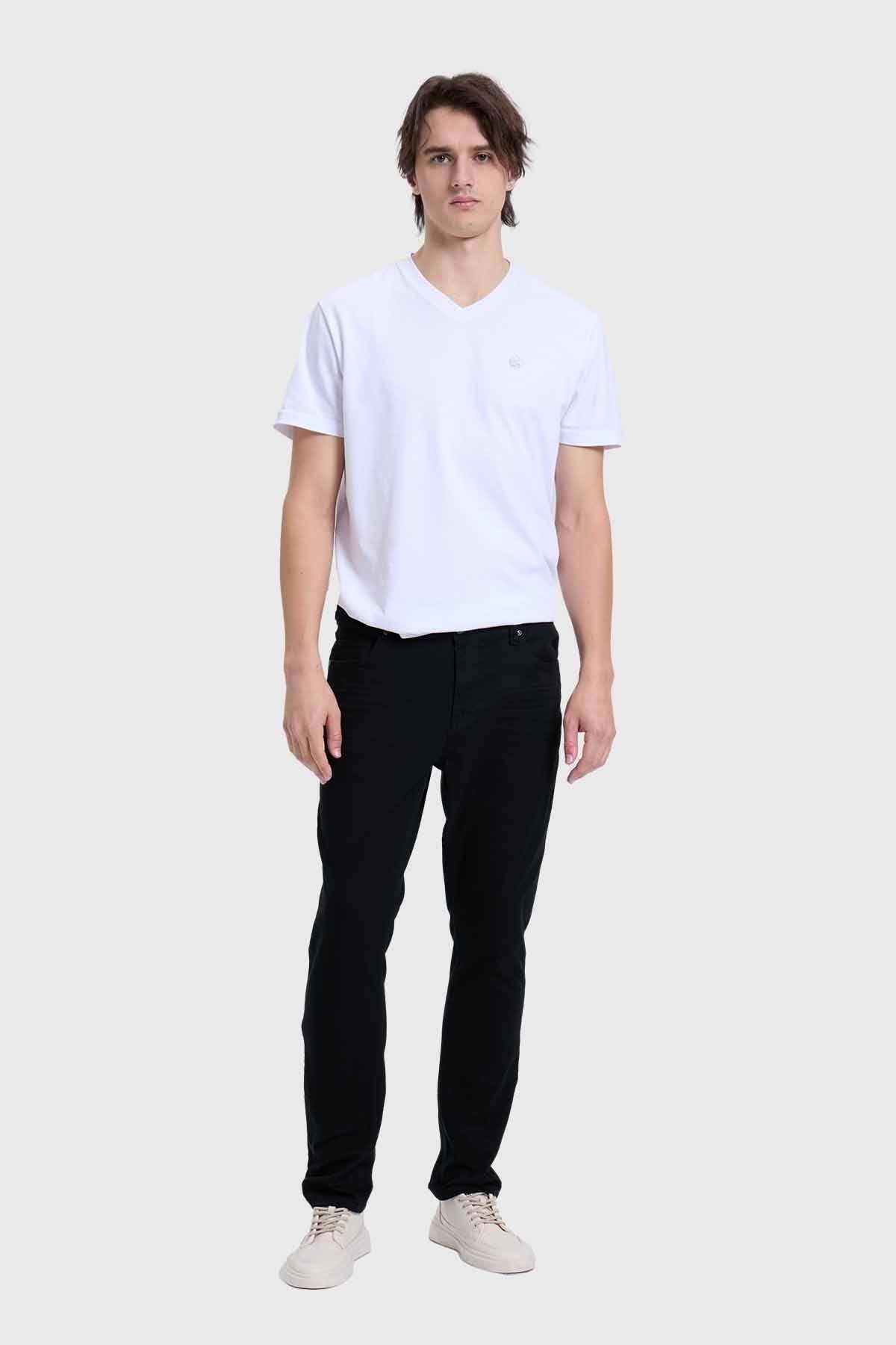 Jeans Hombre Slim Negro-4