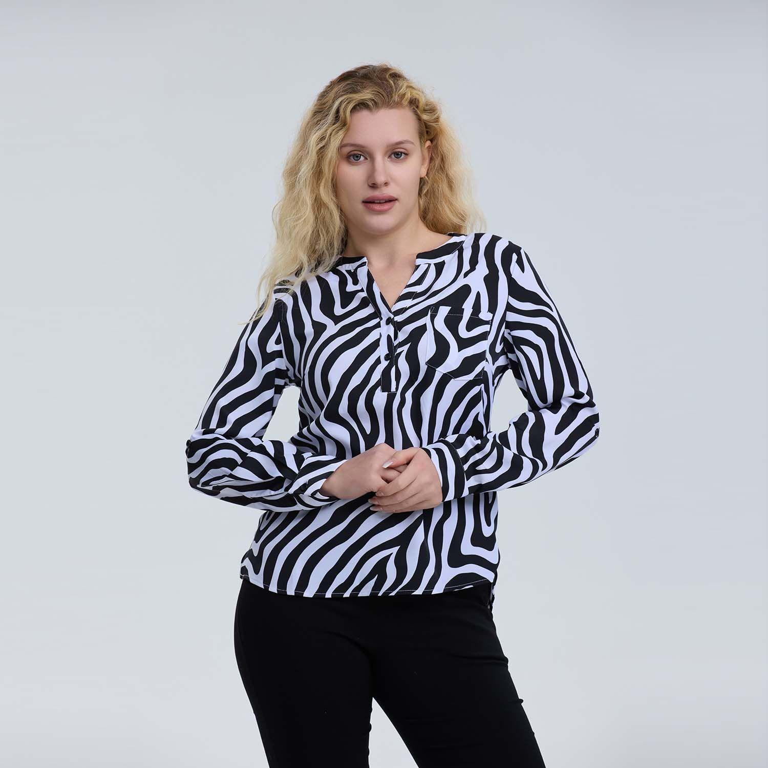Blusa Mujer Satín Blanco-0