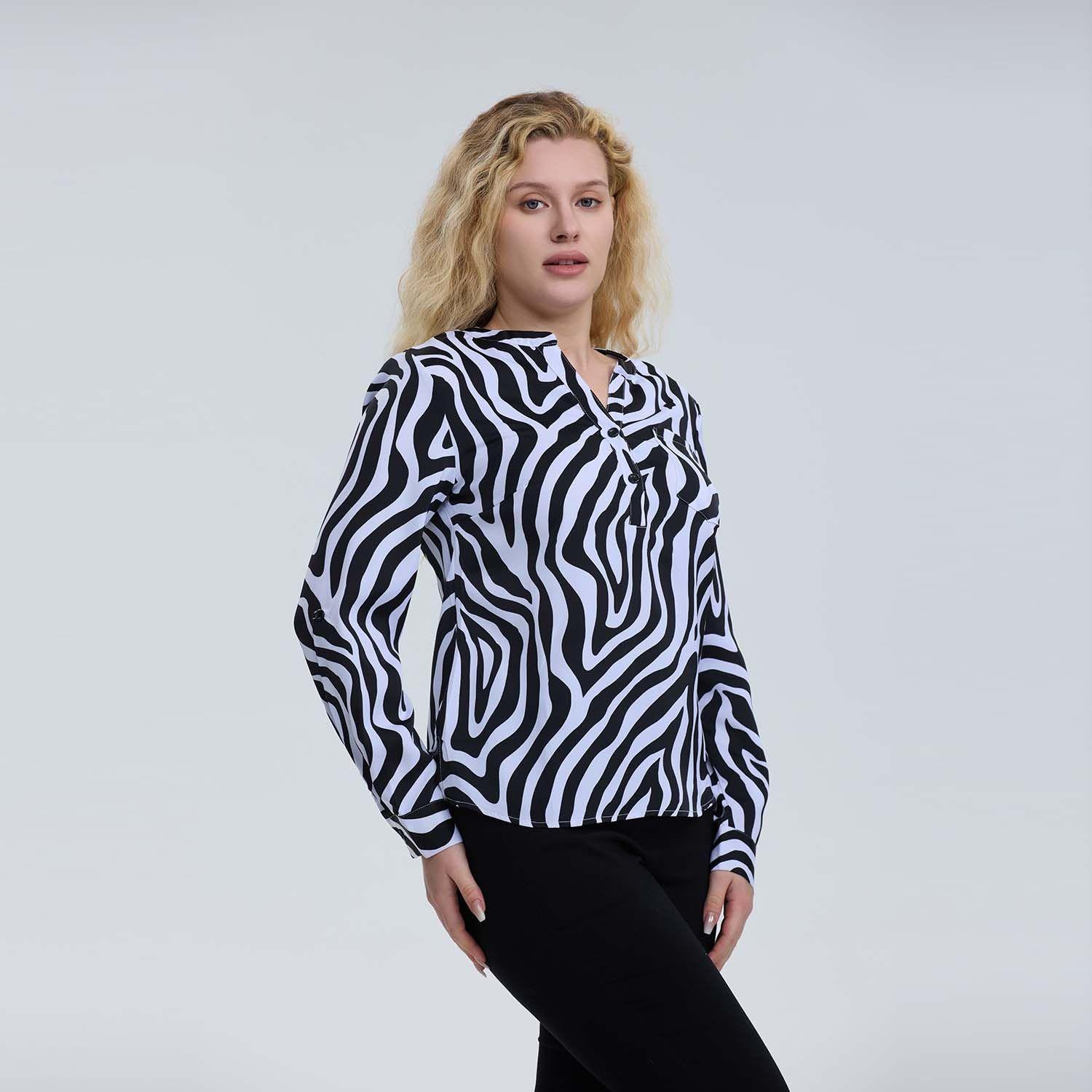 Blusa Mujer Satín Blanco-1
