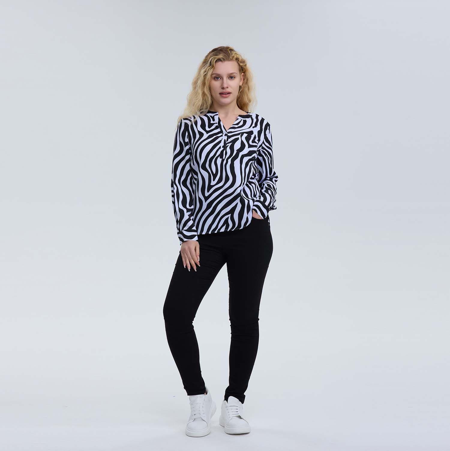 Blusa Mujer Satín Blanco-3