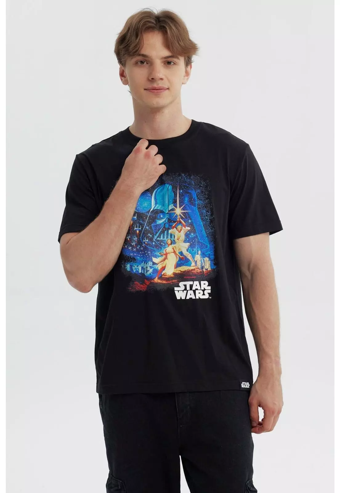 Polera Hombre Star Wars Negro-0