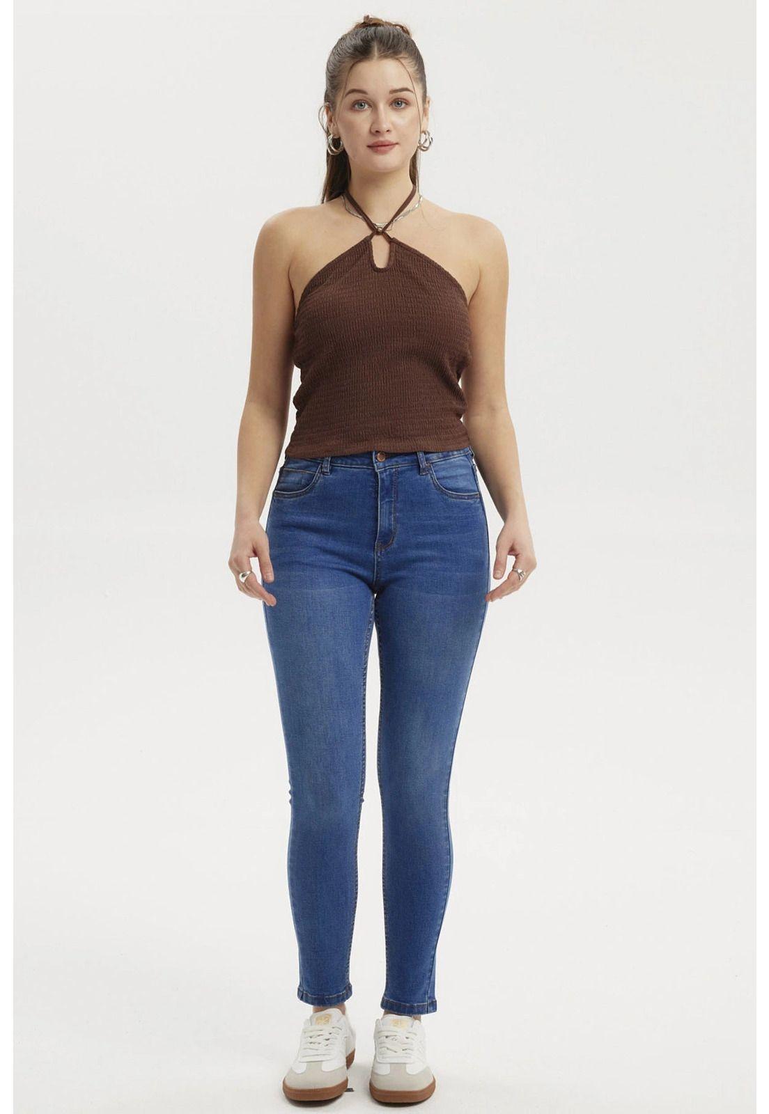 Jeans Mujer Super Skinny Estela Azul - ll-3