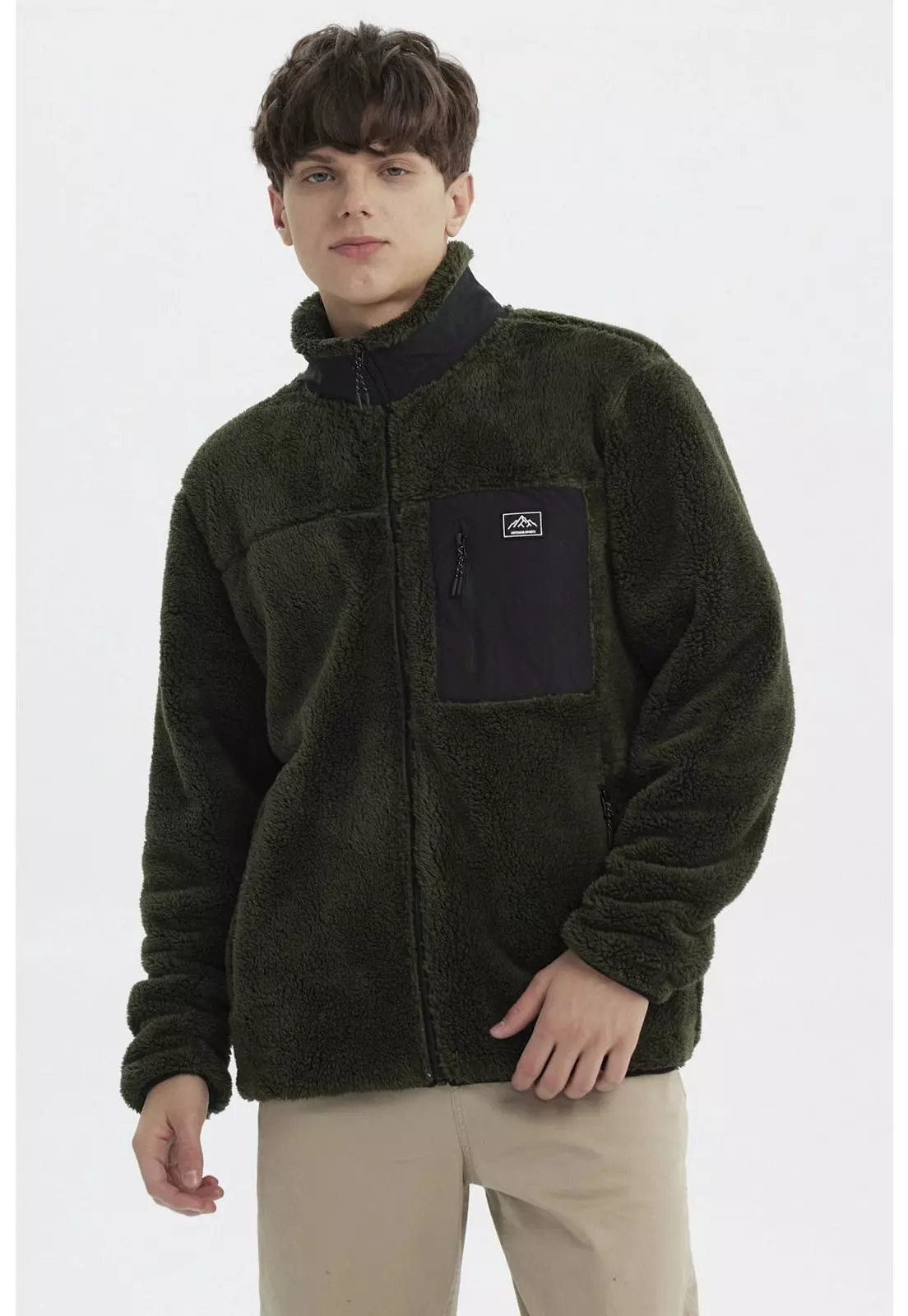 Polar Hombre Juvenil Slim Verde Militar-0