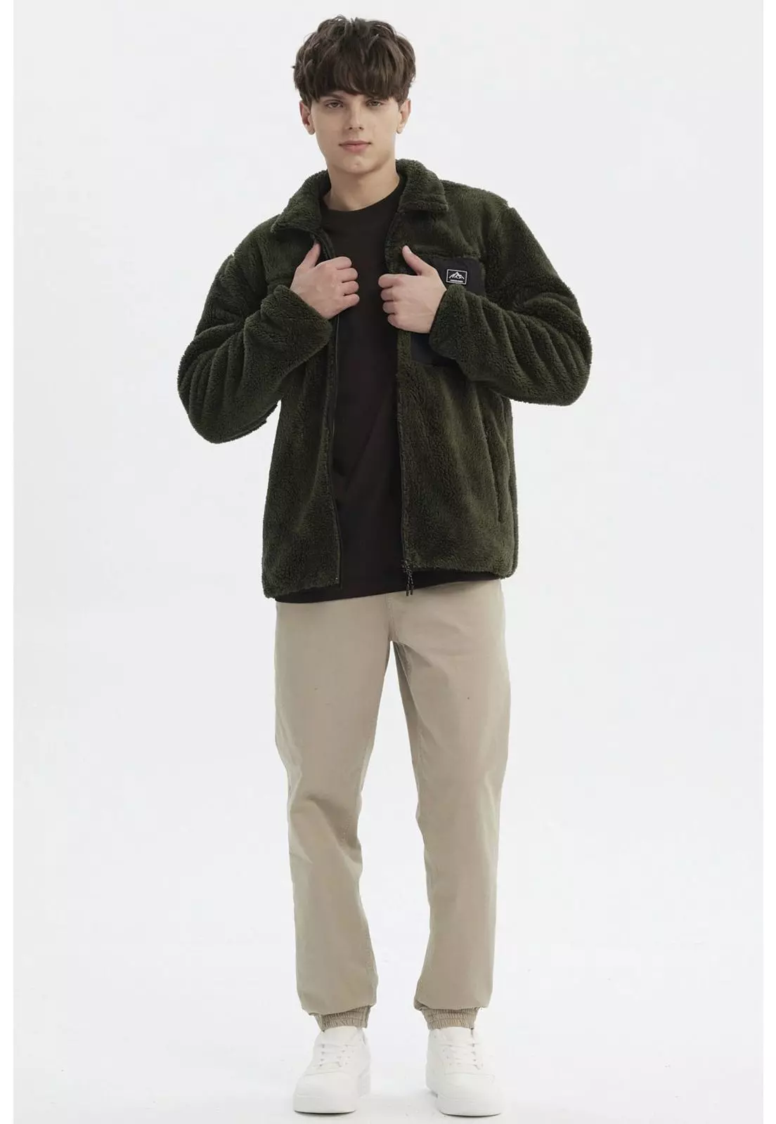 Polar Hombre Juvenil Slim Verde Militar-3
