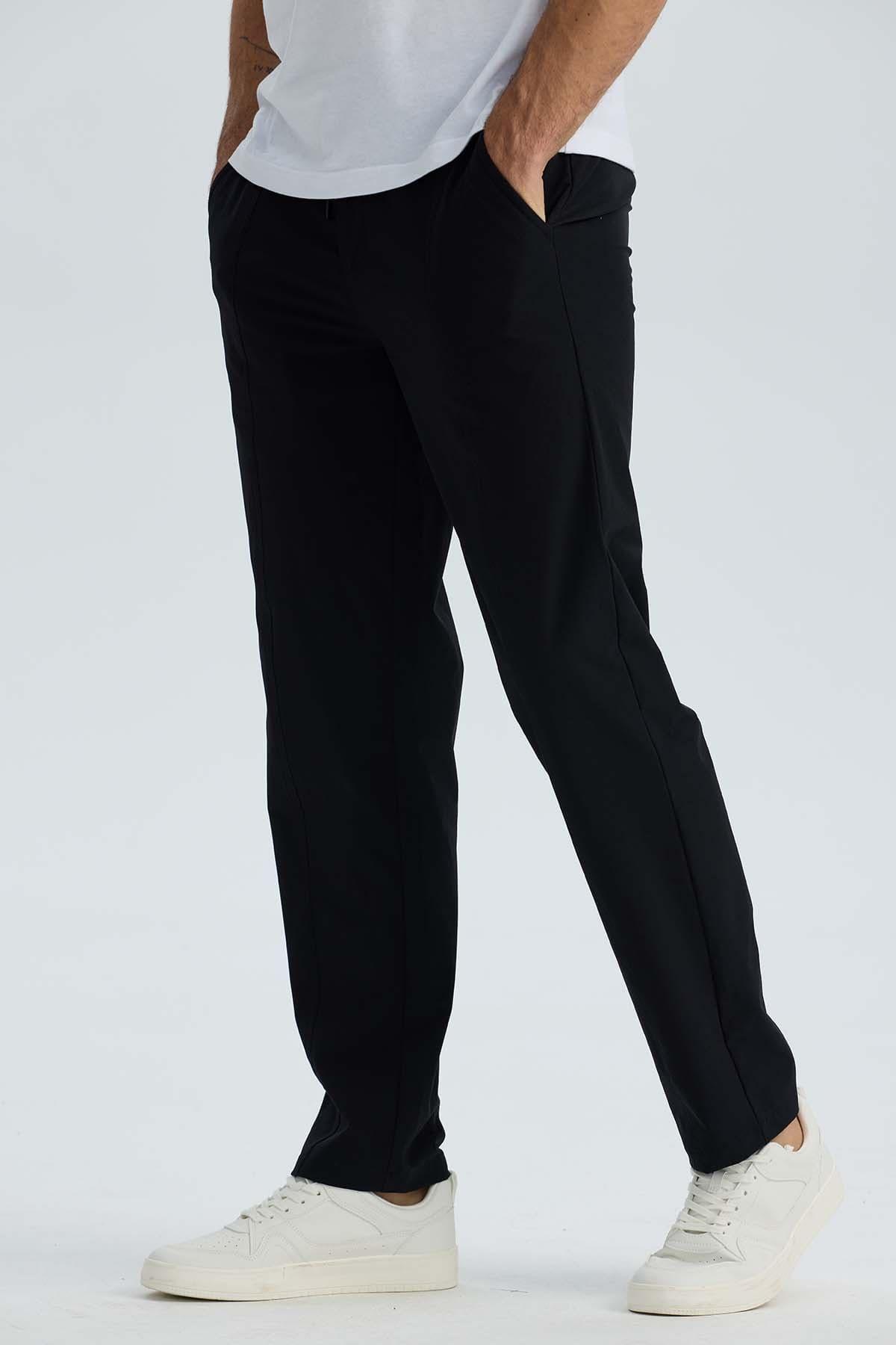 Pantalón Hombre 1 Bolsillo Comfort Negro-2