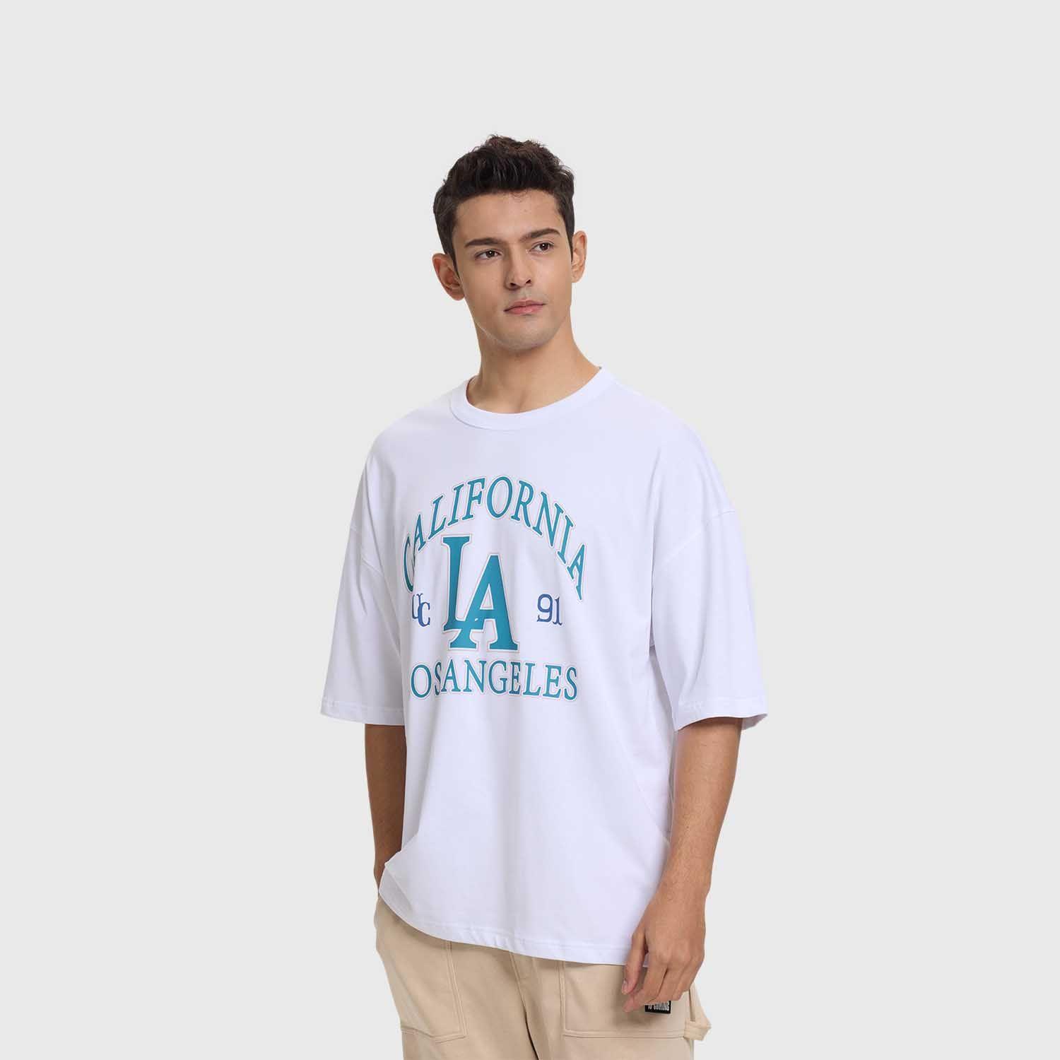 Polera Hombre College Blanco Vii Fashion's Park-1