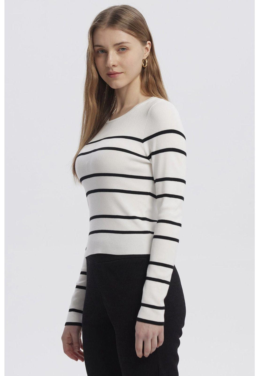 Sweater Mujer Juvenil Blanco - ll-1